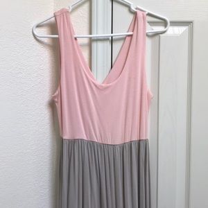 PINK BLUSH Maternity Maxi Dress Size Medium